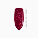 unikatowy odcień lakieru hybrydowego z drobinkami Bella 7ml Eclair Nail