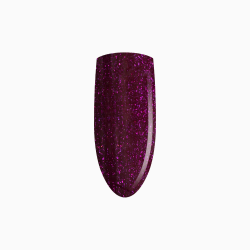 ciemnoróżowy lakier hybrydowy z drobinkami No Gravity 7ml Eclair Nail