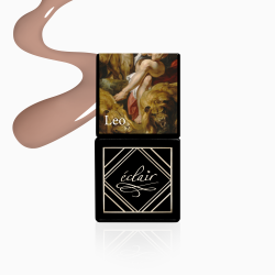 nudziakowy kolor lakieru hybrydowego Leo 7ml Eclair Nail