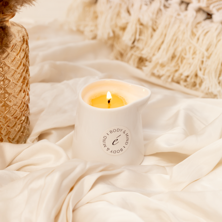 Świeca do masażu SILKY TOUCH Cotton Cream 130ml - zdjęcie 1