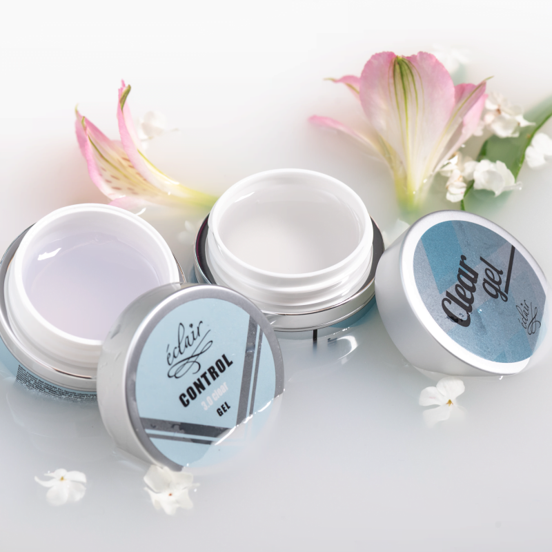 bezbarwny żel budujący do paznokci Clear Gel Uv 15g Eclair Nail - zdjęcie 3