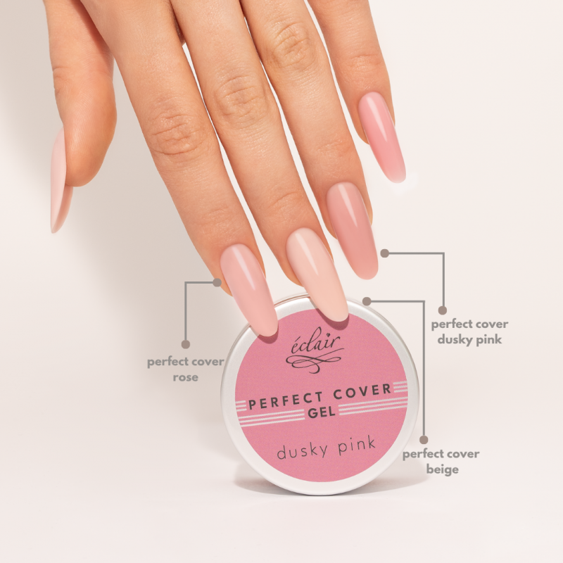 kolory żeli do paznokci Perfect Cover Gel Eclair Nail