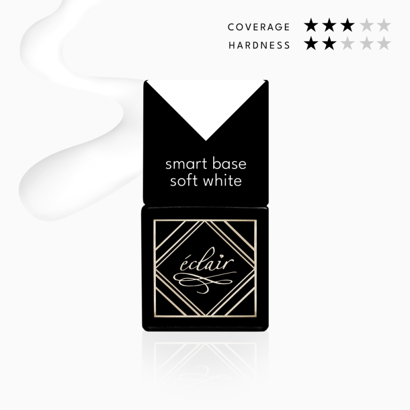 baza hybrydowa Smart Base Soft White 7ml Eclair Nail baza hybrydowa Smart Base Soft White 7ml Eclair Nail - zdjęcie 1