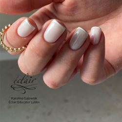 mleczna baza hybrydowa Smart Base Soft White 14ml Eclair Nail - zdjęcie 2
