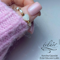 baza hybrydowa Smart Base Milky Pinky 7ml Eclair Nail na paznokciach - zdjęcie 1