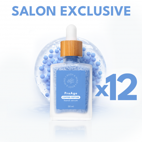 zestaw 12 sztuk serum do dłoni ProAge Copper Peptide 27ml Eclair Body & Mind - zdjęcie 1