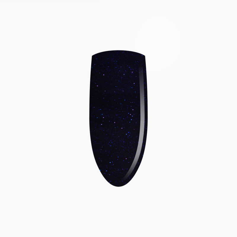 lakier hybrydowy w odcieniu granatowym z drobinkami Starboy 7ml Eclair Nail