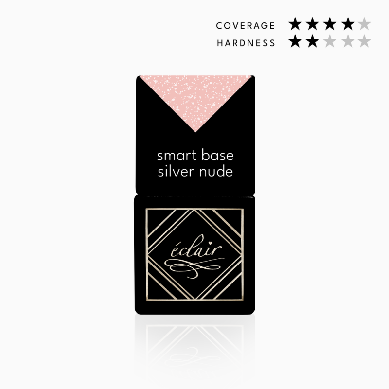butelka bazy hybrydowej Smart Base Silver Nude 7ml Eclair Nail