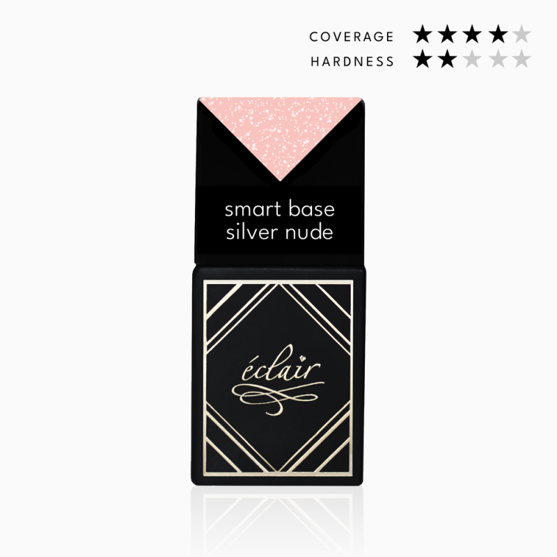 butelka bazy hybrydowej Smart Base Silver Nude 14ml Eclair Nail