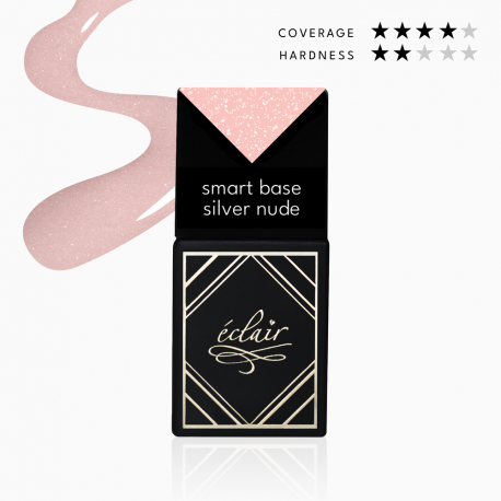 baza hybrydowa Smart Base Silver Nude 14ml Eclair Nail - zdjęcie 1