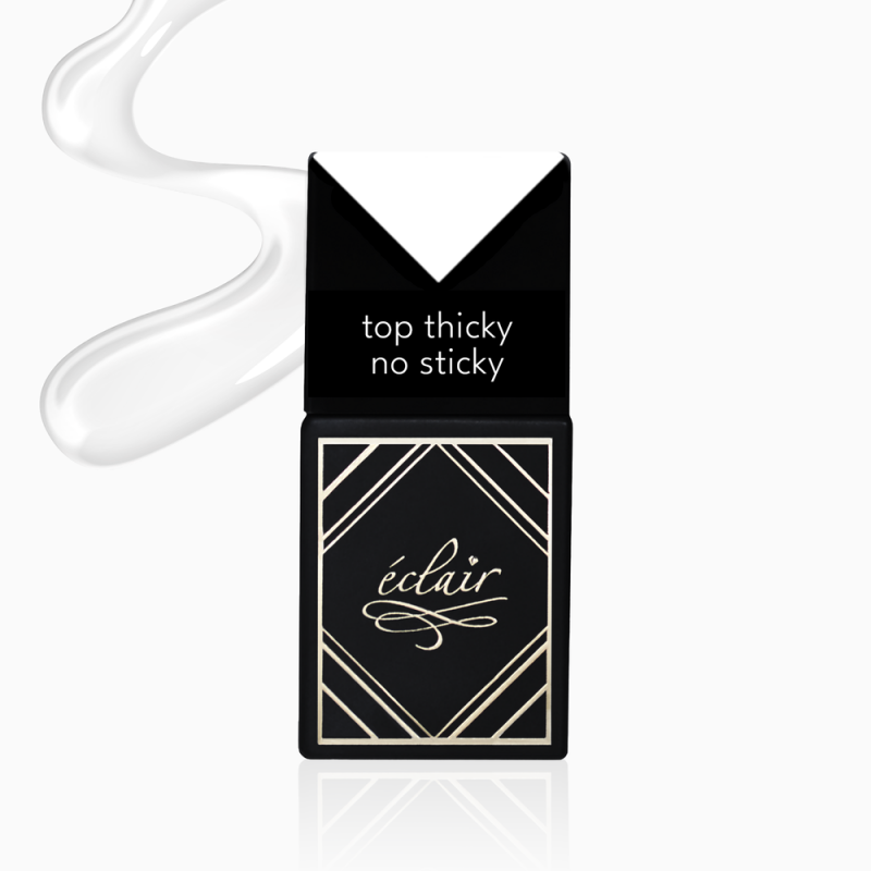 Top Hybrydowy Thicky No Sticky 14ml Eclair Nail Top Hybrydowy Thicky No Sticky 14ml Eclair Nail - zdjęcie 1