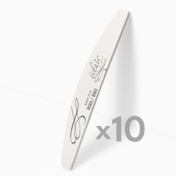 zestaw 10 pilników do paznokci o gradacji 100/180 Eclair Safe File