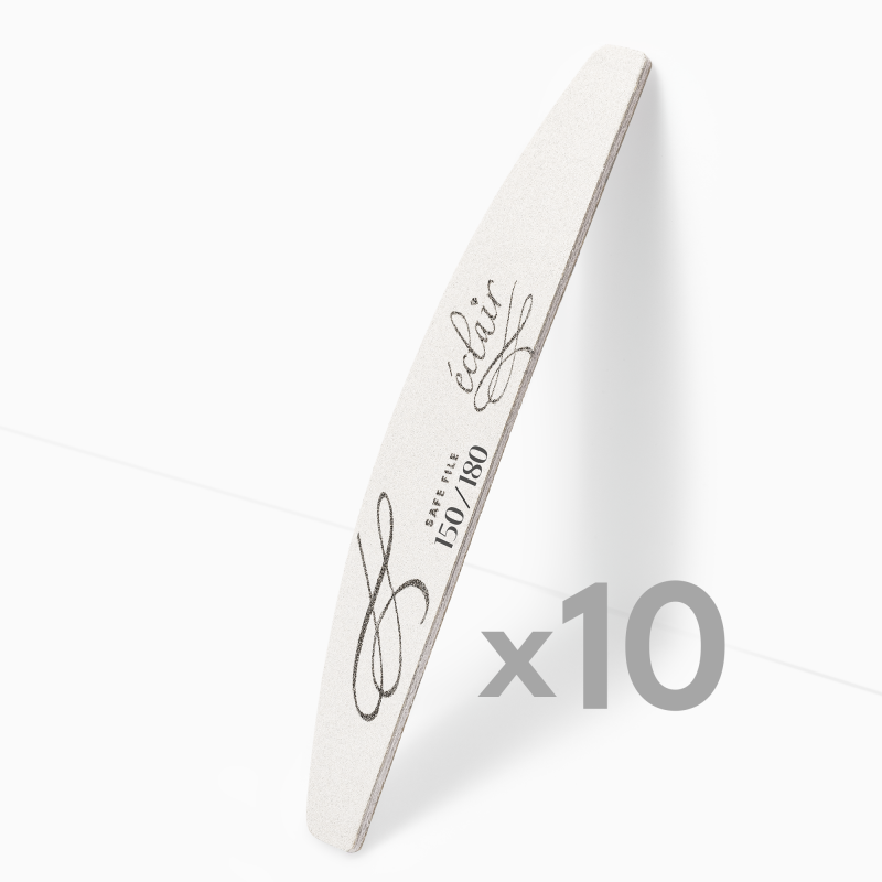 pakiet pilników do paznokci naturlanych i sztucznych o gradacji 150/180 Safe File Eclair pakiet pilników do paznokci naturlanych i sztucznych o gradacji 150/180 Safe File Eclair - zdjęcie 1