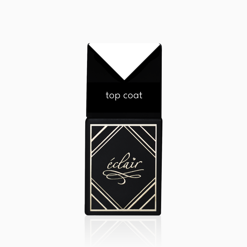butelka topu hybrydowego z warstwą dyspersyjną Top Coat 14ml Eclair Nail