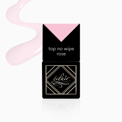 różowy top hybrydowy Top No Wipe Rose 7ml Eclair Nail