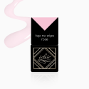 różowy top hybrydowy Top No Wipe Rose 7ml Eclair Nail