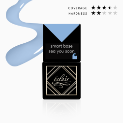 pastelowa niebieska baza hybrydowa Smart Base Sea You Soon 7ml Eclair Nail
