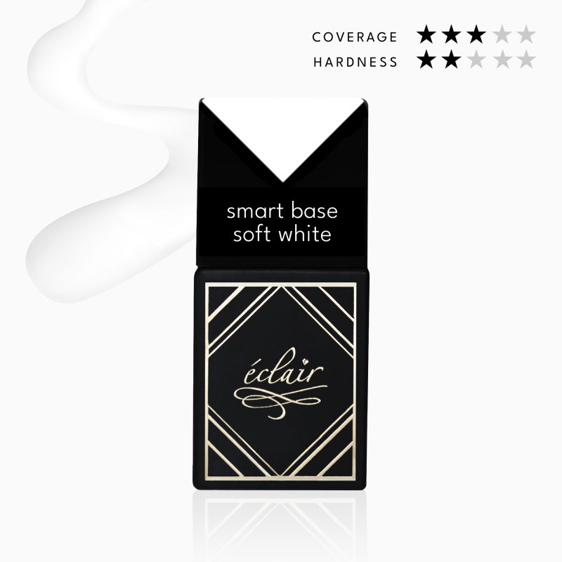 baza hybrydowa Smart Base Soft White 14ml Eclair Nail - zdjęcie 1