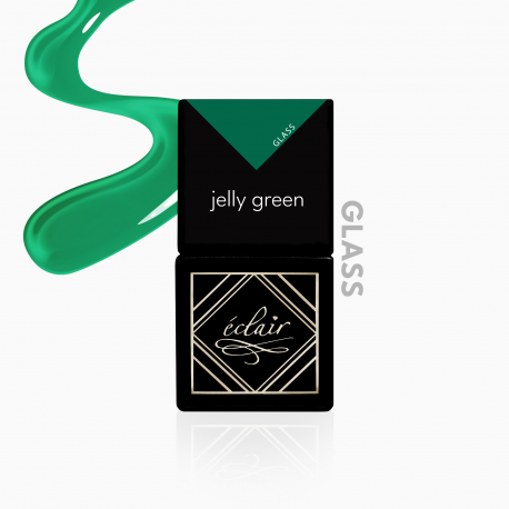 lakier hybrydowy Jelly Green 7ml Eclair Nail - zdjęcie 1