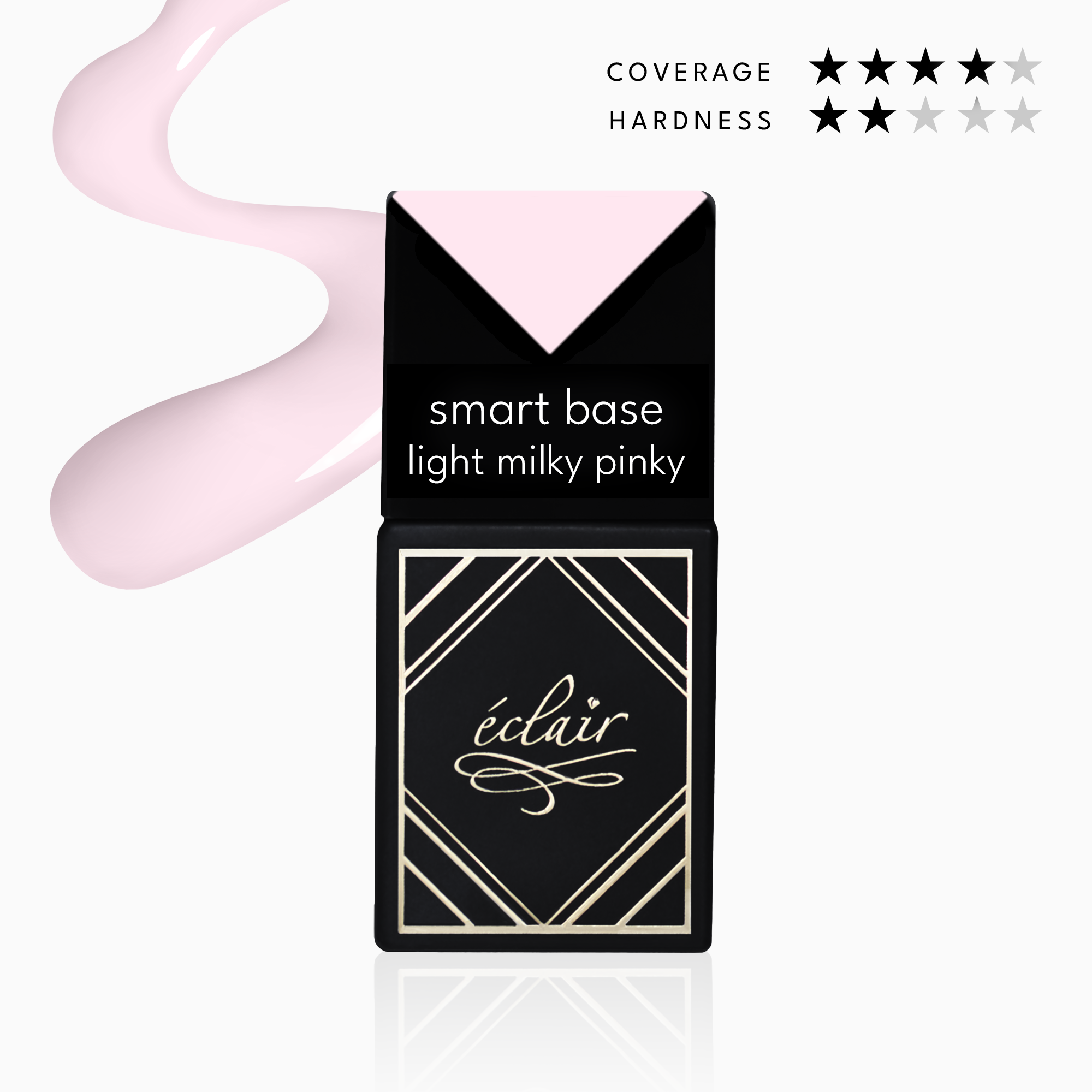 Smart Base LIGHT MILKY PINKY 14ml - baza hybrydowa