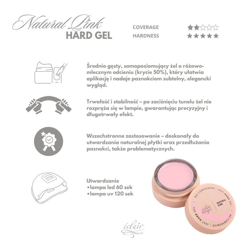 NATURAL PINK Gel UV - zdjęcie 3