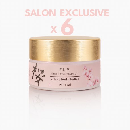 zestaw do salonu kosmetycznego masła do ciała  F.L.Y. Velvet Body Butter Eclair Body&Mind - zdjęcie 1