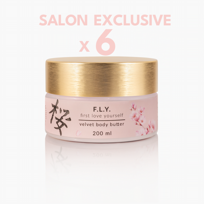zestaw do salonu kosmetycznego masła do ciała  F.L.Y. Velvet Body Butter Eclair Body&Mind - zdjęcie 1