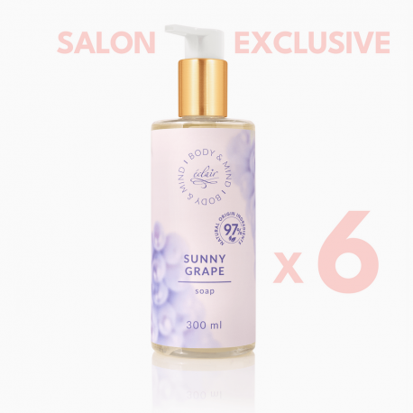 Zestaw 6 x łagodne mydło do mycia rąk Sunny Grape SOAP 300ml - zdjęcie 1
