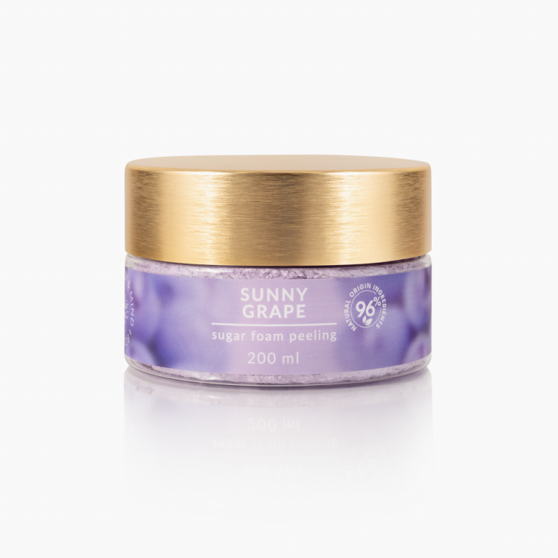 Sunny Grape SUGAR FOAM PEELING 200ml - cukrowy peeling do ciała - zdjęcie 1