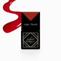 czerwony lakier hybrydowy Capt. Hoock 7ml Eclair Nail