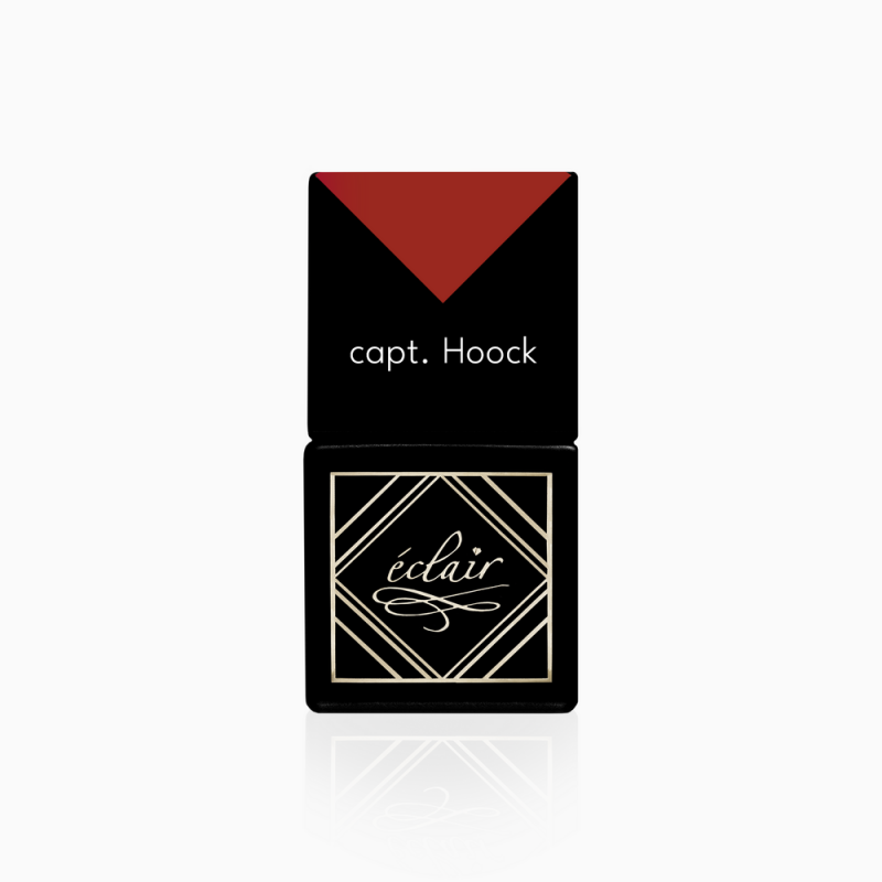 butelka czerwonego lakieru hybrydowego Capt. Hoock 7ml Eclair Nail
