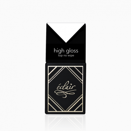 HIGH GLOSS Top No Wipe 14ml - top hybrydowy - zdjęcie 1