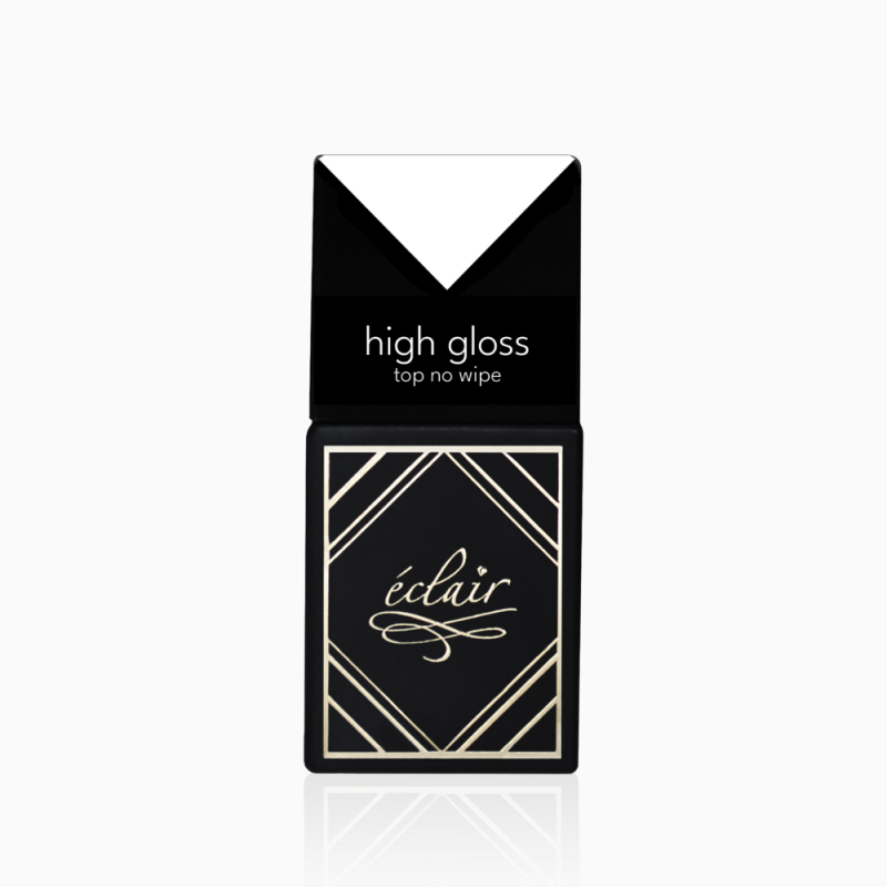 HIGH GLOSS Top No Wipe 14ml - top hybrydowy - zdjęcie 1