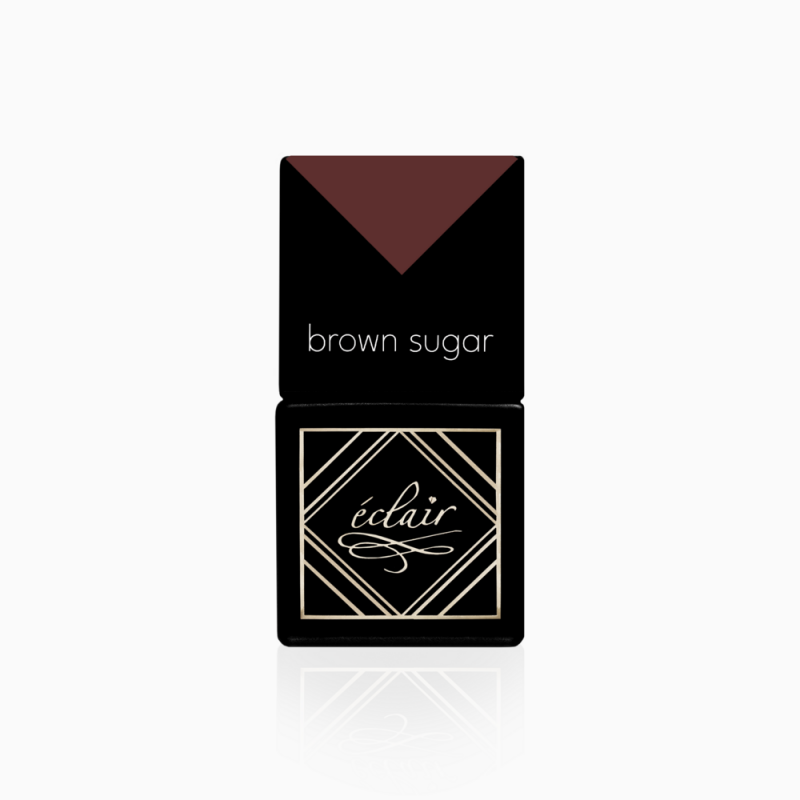 brązowy lakier hybrydowy na jesień Brown Sugar 7ml Eclair Nail z kolekcji Good Times - zdjęcie 4