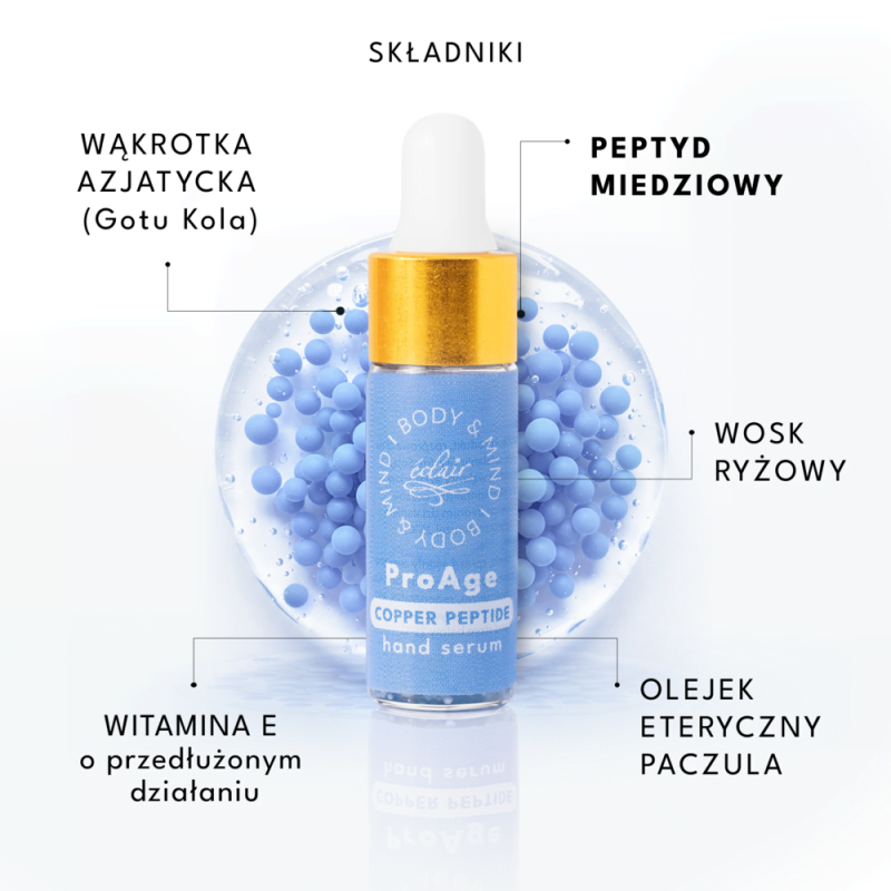 serum do dłoni ProAge Copper Peptide 5ml Eclair Nail - zdjęcie 3